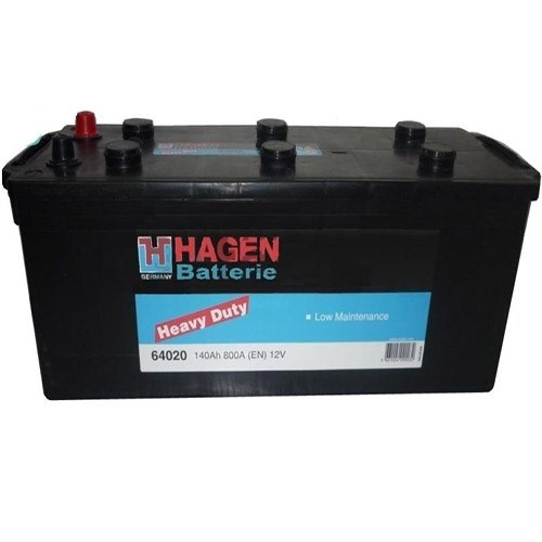 Аккумулятор Hagen 64020 12V 140Ah 800A, Hagen